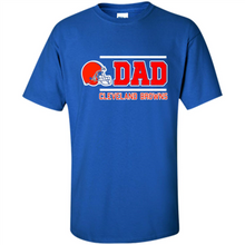 Load image into Gallery viewer, Dad #1 Cleveland Browns Shirt Father's Day