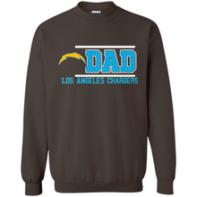 Load image into Gallery viewer, Dad #1 Los Angeles Chargers Shirt Father's Day