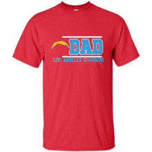 Load image into Gallery viewer, Dad #1 Los Angeles Chargers Shirt Father's Day