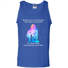 Load image into Gallery viewer, Behind Every Cheerleader Is A Cheer Mom Gift Shirt For Mother's Day