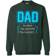 Load image into Gallery viewer, Dad the man the legend wallet