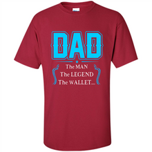 Load image into Gallery viewer, Dad the man the legend wallet