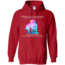Load image into Gallery viewer, Behind Every Cheerleader Is A Cheer Mom Gift Shirt For Mother's Day