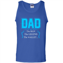 Load image into Gallery viewer, Dad the man the legend wallet