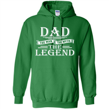 Load image into Gallery viewer, Dad The Man The Myth The Legend T Shirt, Father's Day