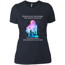 Load image into Gallery viewer, Behind Every Cheerleader Is A Cheer Mom Gift Shirt For Mother's Day