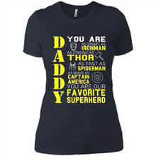 Load image into Gallery viewer, Dad Papa - Super Hero Bat T shirt Man Father Day Gift Iron