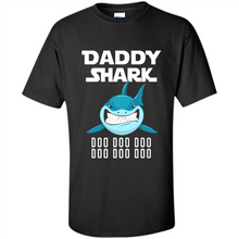 Load image into Gallery viewer, Daddy Shark T-shirt Doo Doo Doo Father’s Day Youth Kids