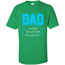 Load image into Gallery viewer, Dad the man the legend wallet