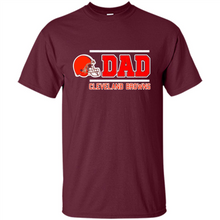 Load image into Gallery viewer, Dad #1 Cleveland Browns Shirt Father's Day