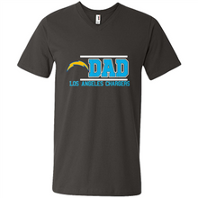 Load image into Gallery viewer, Dad #1 Los Angeles Chargers Shirt Father's Day