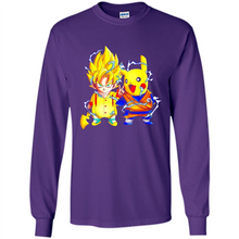 Load image into Gallery viewer, Pikachu And Songoku Pokemon Dragon Ball Mashup