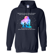 Load image into Gallery viewer, Behind Every Cheerleader Is A Cheer Mom Gift Shirt For Mother's Day