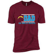 Load image into Gallery viewer, Dad #1 Los Angeles Chargers Shirt Father's Day