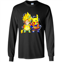 Load image into Gallery viewer, Pikachu And Songoku Pokemon Dragon Ball Mashup