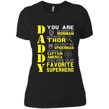 Load image into Gallery viewer, Dad Papa - Super Hero Bat T shirt Man Father Day Gift Iron