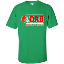 Load image into Gallery viewer, Dad #1 Cleveland Browns Shirt Father's Day