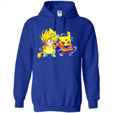 Load image into Gallery viewer, Pikachu And Songoku Pokemon Dragon Ball Mashup