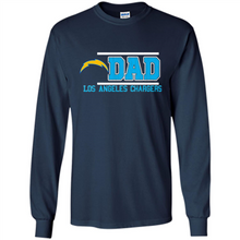 Load image into Gallery viewer, Dad #1 Los Angeles Chargers Shirt Father's Day